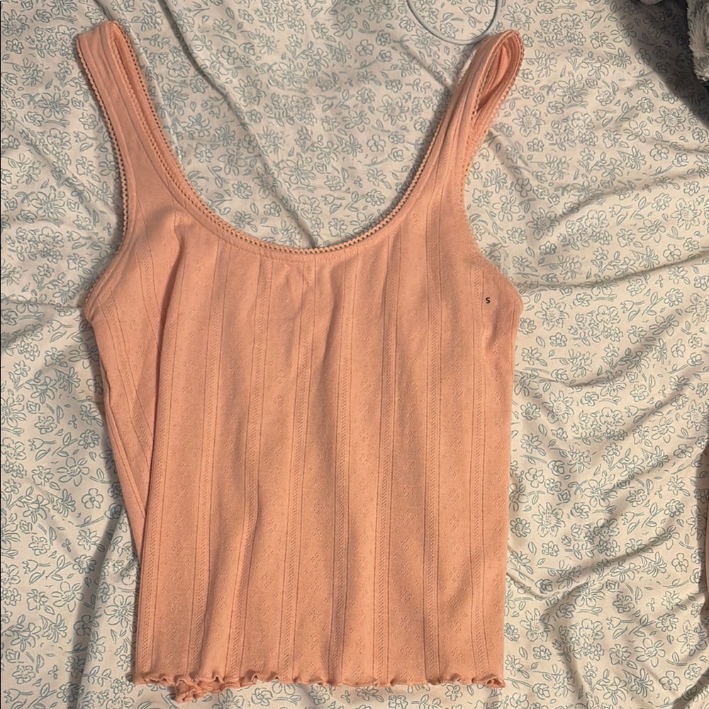 Peach Sleeveless Women's Top